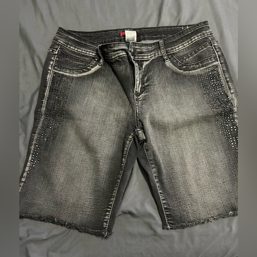 Women’s Black Denim Bermuda shorts size